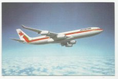 Airline issue postcard - TAP Air Portugal Airbus A340