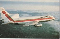 Airline issue postcard - TAP Air Portugal Lockheed L-1011 Tristar