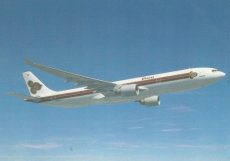 Airline issue postcard - Thai Airways Int. A330 Airline issue postcard - Thai Airways International Airbus A330-300