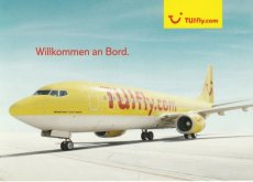 Airline issue postcard - TUIfly Boeing 737-800