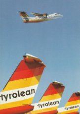 Airline issue postcard - Tyrolean Airways Dash 8 & Dash 7