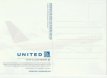 Airline issue postcard - United Airlines B777 Airline issue postcard - United Airlines Boeing 777