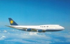 Airline issue postcard - Varig Brasil Boeing 747-300