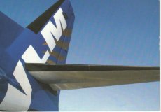 Airline issue postcard - VLM Fokker 50 tail
