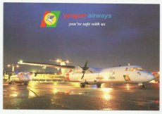Airline issue postcard - Yangon Airways ATR-72 Airline issue postcard - Yangon Airways ATR-72