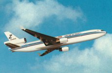 Airline issue postcard - ZAS Airline of Egypt MD-11