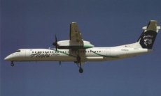 Alaska Airlines / Horizon Air Dash 8 Q400 N452QX postcard