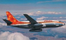 Aloha Airlines Boeing 737-200 N70722 postcard