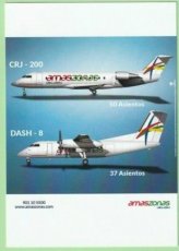 Amaszonas Linea Aerea CRJ 200 & Dash DHC 8 - postcard