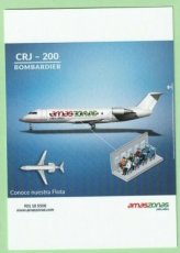 Amaszonas Linea Aerea CRJ 200 - postcard