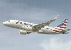 American Airlines Airbus A319 postcard American Airlines Airbus A319 postcard