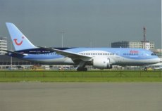 Arkefly / TUI Netherlands Boeing 787-8 PH-TFK @ Amsterdam 2014 - postcard