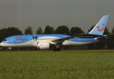 Arkefly / TUI Netherlands Boeing 787-8 PH-TFM @ Amsterdam 2015 - postcard