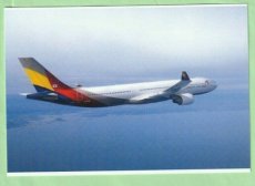 Asiana Airlines Airbus A330-300 - postcard