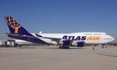 Atlas Air Boeing 747-400 N464MC postcard