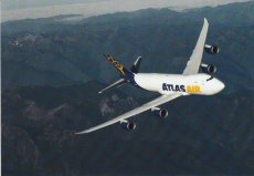 Atlas Air Boeing 747-8F - postcard