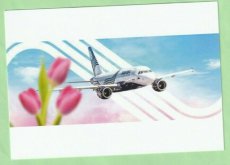 Aurora Airlines Airbus A319 - postcard