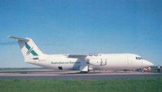 Australian Air Express BAE 146-300QT VH-NJF postcard