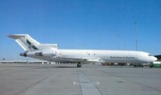 Australian Air Express Boeing 727-200F VH-AUP @ Melbourne 1997 - postcard