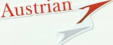 Austrian Airlines sticker - appr. 14cm x 1,5cm / 5cm