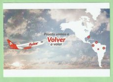 Avior Airlines Boeing 737-200 - postcard