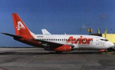 Avior Airlines Boeing 737-200 YV2794 @ Curacao 2016 - postcard