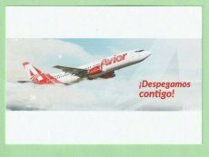 Avior Airlines Boeing 737 - postcard