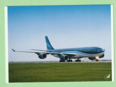 Azerbaijan Airlines Airbus A340 - postcard