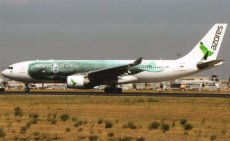 Azores Airlines Airbus A330-200 CS-TRY postcard