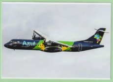 Azul ATR-72 - postcard