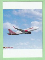 Batik Air Airbus A320 - postcard