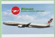 Biman Bangladesh Airlines Boeing 777-300ER - postcard