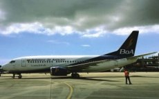 BOA - Boliviana de Aviacion Boeing 737-300 CP-2716 postcard