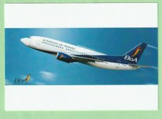 BoA Boliviana De Aviacion Boeing 737 - postcard