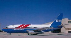 Braniff International Boeing 737-200 N459AC postcard