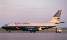 British Airtours Boeing 737-200 G-BGJE postcard