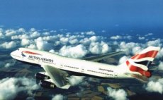 British Airways Boeing 747-400 G-BNLB postcard