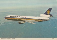 British Caledonian Airways DC-10-30 postcard