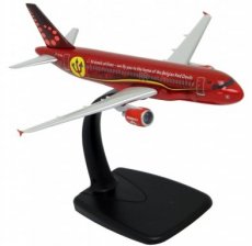 Brussels Airlines Airbus A320-200 Red Devils 1/200 Brussels Airlines Airbus A320-200 Red Devils 1/200 scale desk model