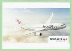 Brussels Airlines Airbus A330 - postcard