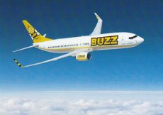 Buzz Boeing 737-800 - postcard