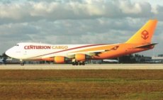 Centurion Air Cargo Boeing 747-400F N901AR postcard