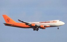 Centurion Air Cargo Boeing 747-400F N902AR postcard