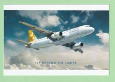 Cham Wings Airbus A320 - postcard