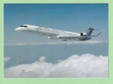 China Express Airlines CRJ 1000 - postcard