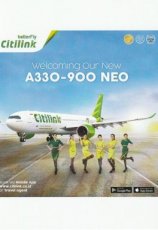 Citilink Airbus A330-900neo - Crew Stewardess - postcard