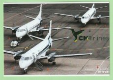 CM Airlines Saab 340 - postcard