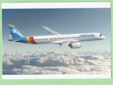 Congo Airways Embraer 195 - postcard