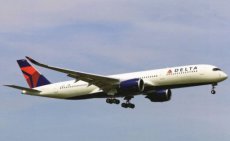 Delta Airlines Airbus A350-941 F-WZGP / N501DN postcard