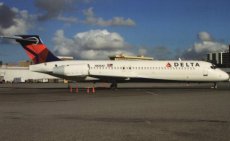 Delta Airlines Boeing 717 N925AT postcard